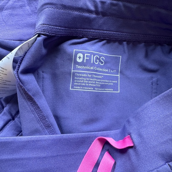 FIGS large tall Amethyst high waisted Zamora - Picture 2 of 3